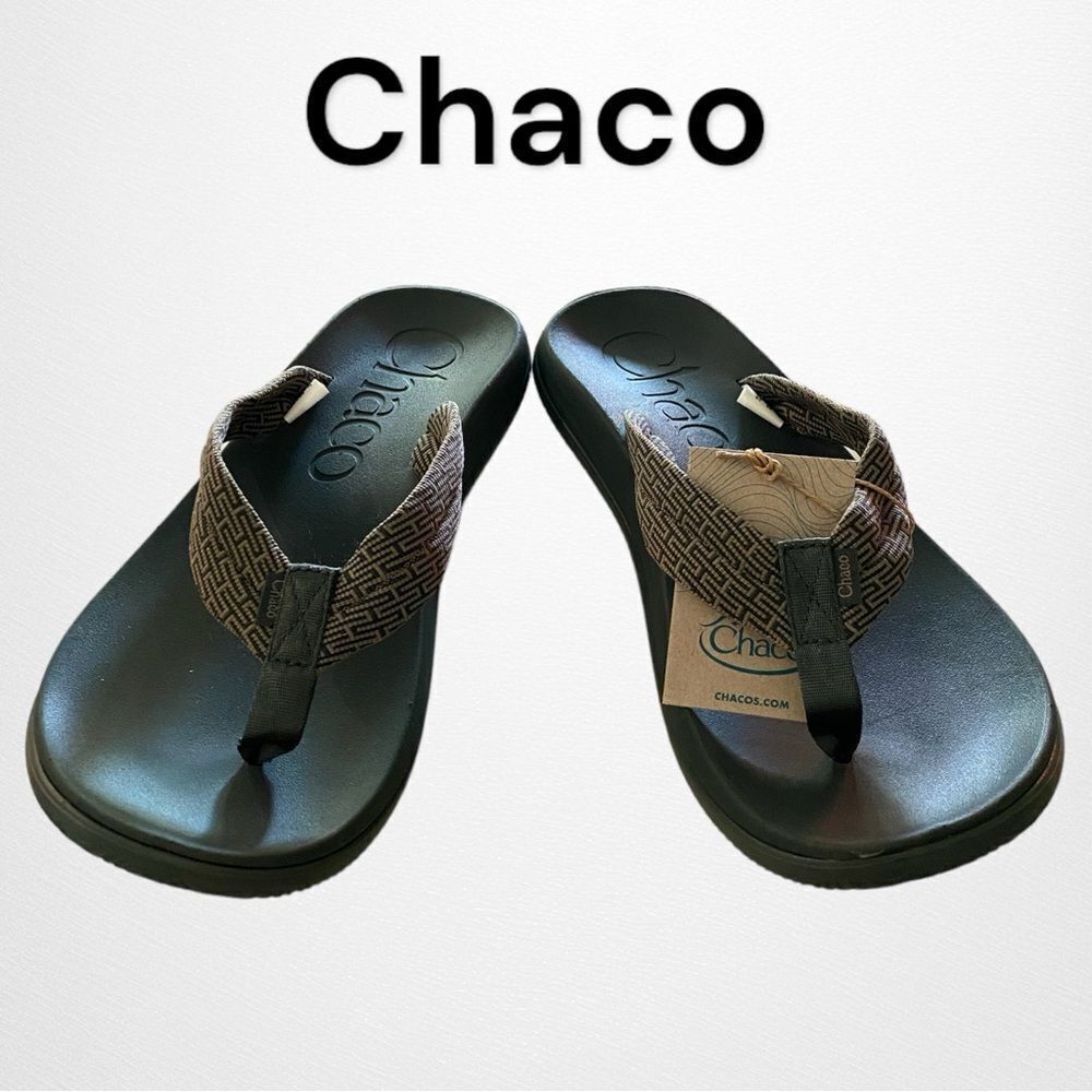 NEW Chaco Chillos Flip Men's Tube Fret Scarab Thong Sandals 10 - Picture 4 of 6